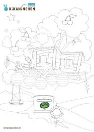 Malvorlage Baumhaus Kika Coloring And Malvorlagan