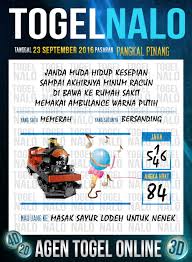 Pin Di Prediksi Togel Online Live Draw 4d Togelnalo 23 September 2016