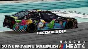 Nascar heat 4 ini dikembangkan oleh monster games, yang juga merupakan developer dari prekuel nya. 50 New Paint Schemes Nascar Heat 4 Paint Schemes Review December Dlc Showcase Youtube