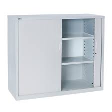 A metal storage cabinet is undeniably a common staple in the office. Super Heavy Duty Tambour Storage Cupboard White Value Office Furniture