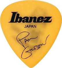 Paul Gilbert Signature Pick, Short Teardrop shape, Heavy (1.0mm),  Polyacetal, Color: Yellow, 6-Pack : Amazon.co.uk: Musical Instruments & DJ