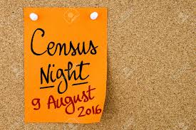 The abs will still find you. Census Night 9 August 2016 Australien Geschrieben Auf Orange Papier Hinweis Lizenzfreie Fotos Bilder Und Stock Fotografie Image 61056623
