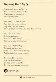 Sixty, and no more in it. Blueprint Of Time Is My Life Poem By Cristina Teodor