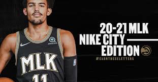 Swingman jerseys have an athletic cut. Maillot City 2020 2021 Atlanta Hawks L Hommage A Martin Luther King