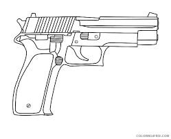 Gun coloring pages, we have 39 gun printable coloring pages for kids to download Pistol Gun Coloring Pages Coloring4free Coloring4free Com