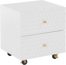Nachttisch/beistelltisch mit chromgestell von mücke melder. Guido Maria Kretschmer Home Living Nachttisch Easily Modernes Design 2 Schubladen Rollen Online Kaufen Otto