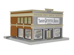 2229160 O Scale Lionel Private Investigation Building