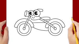 Como Dibujar Una Moto Youtube