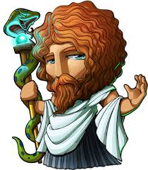 Download HD Asclepius Greek God Cartoon Transparent PNG Image - NicePNG.com