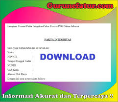 Nah, setelah beresnya pre test ppg, para peserta ppg diharapkan untuk menunggu pengumuman semoga artikel kami ini tentang cara cetak pakta integritas/s34c peserta ppg dapat memberikan. Link Download Pakta Integritas Untuk Peserta Ppg Daljab Tahun 2021 Gurune Fatur