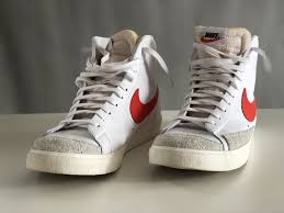 Nike Blazer Mid 77 Vintage Habanero Red Sail White Nike Blazer Mid 77 Habanero Red In 2020 Nike Blazer Red Nike Nike