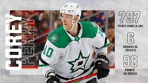 Au lendemain d'un match presque parfait, claude julien a dirigé un entraînement régulier à brossard. Corey Perry En Chiffres