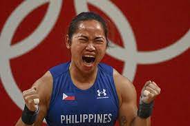 Philippines' hidilyn diaz competes in the women's 55kg weightlifting competition during the tokyo 2020 olympic games at the tokyo international forum in tokyo on july 26, 2021. 1a1dcrvuvmsxym