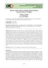 Green infrastructure finance sector to attract. Pdf Regulating Halal Food Consumption Malaysian Scenario