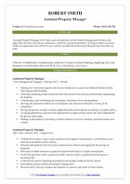Impress potential employers with a powerful resume that concisely and clearly articulates your relevant expertise and achievements. Assistant Property Manager Resume Samples Qwikresume