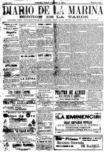Ma pis pe el de vot! Diario De La Marina 7 2 1904
