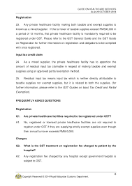 Pwc asia pacific vat/gst guide 2019. Guide To Gst For Healthcare Services Malaysia