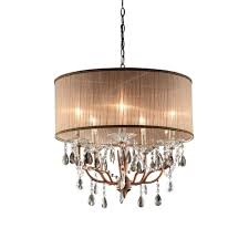 Ok Lighting 5 Light Antique Brass Rosie Crystal Ceiling Lamp Crystal Ceiling Lamps Ceiling Lamp Chandelier Ceiling Lights