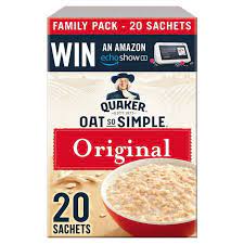 Quaker Oat So Simple Original Family Pack Porridge Morrisons Oats Quaker Quaker Recipes Oats
