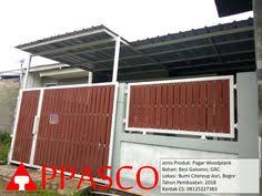 Arsip pagar minimalis grc bandung kota rumah tangga di. 170 Pagar Woodplank Ideas In 2021 Kayu Garage Doors Bogor