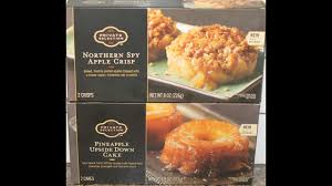 I was impressed with these. Private Selection Northern Spy Apple Crisp Pineapple Upside Down Cake Review Youtube