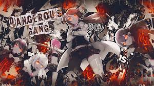 Bad gang wallpaper, digital art, artwork, anime, anime girls. Wallpaper Dangerous Gang By Gundangfx On Deviantart