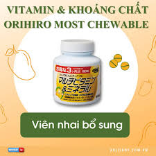 Viên nhai bổ sung vitamin và khoáng chất MOST Chewable Orihiro 180 viên