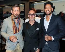 Henry Lyon, Richard Presser at HUGO BOSS Presents Jeremy Kost "Of an  Instance" in Partnership with The Andy Warhol Museum