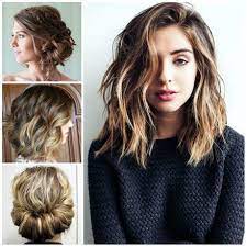 trending schulterlange haarschnitte neueste haar pin lockige frisuren frisuren mittellange haare