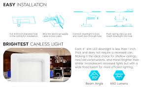 Recessed lighting fixtures trimstix weight loss. Luxrite 4 Inch Square Ultra Thin Led Recessed Light With Junction Box 10w 5000k Bright White Dimmable 650 Lumens Slim Recessed Ceiling Light Ic Rated Airtight Energy Star Etl Listed 4 Pack