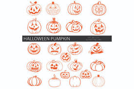 Download Halloween Pumpkin Bundle Graphic By Meshaarts Creative Fabrica PSD Mockup Templates