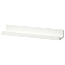 Ikea sammanhang etagere murale noir ideal pour creer une petite presentation le contenu est facile d acces et peut etr wall shelves ikea ikea must haves. Mosslanda Tablette Pour Photos Blanc 55 Cm Ikea