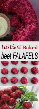 Baked Falafel Beet Falafel Easy Falafel Recipe Vegan Falafel Dairy Free Snack Vegan Snack Vegetarian Snack Bes Falafel Rezept Vegan Essen Rezepte