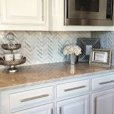 Marble Chevron Mosaic Backsplash Mosaic Backsplash Kitchen Kitchen Remodel Kitchen Tiles Backsplash