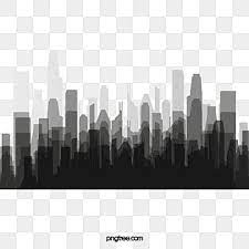 Black City Buildings Background City Silhouette Silhouette People Architecture Background
