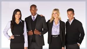 Coordinating Hotel Front Desk Uniforms Uniformsolutionsforyou Com Hotel Uniform Uniform Fashion Office Uniform