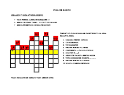 Participati cu aceasta lucrare la consursul national: Word Fisa De Lucru Rebus Pdf