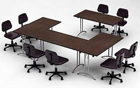 Conference Tables Meeting Tables Seminar Tables Compact Space Maximum Collaboration Model 4471 4 Pc Group Color Java Co Team Table Conference Table Used Chairs