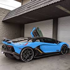 Lamborghini Aventador Svj Black And Blue Cars Supercars Hypercars On Instagram What Do You Think Of This Lamborghini Aventador Svj 63 Fol Super Cars Lamborghini Aventador Sports Cars Luxury