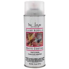 Matte Clear Acrylic Coating Spray Paint Hobby Lobby 5909