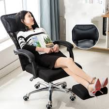 Try this napping office chair on for size. New Ergonomic Office Chair Reclining Swivel Mesh Cloth Computer Chair Lying Lifting Adjustable Two Back Cushions Sedie Ufficio Ufficio Aliexpress