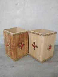 Cara Membuat Kerajinan Tempat Pensil Dari Pelepah Pisang