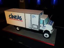 3d Cintas Document Management Truck Cake Custom Cakes Truck Cakes Big Trucks