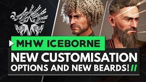 Monster Hunter World Iceborne New Customization Options Beards Youtube