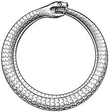 The ouroboros has several meanings interwoven into it. The Ouroboros Sacred Geometry