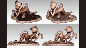 Файл STL Nia cat girl NSFW фан-арт 🐱 ・Модель для загрузки и 3D-печати・Cults