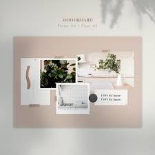 Free Psd Home Interior Mood Board Template
