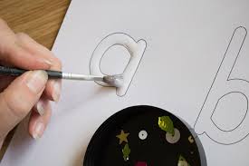 Find words and anagrams with any letters. Diy Sequin Sensory Alphabet Cards For Learning To Read And Write