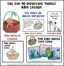 A preschool space theme that includes preschool lesson plans, activities and more! Moses Sunday School Crafts And Activities