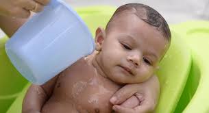 On the other days, wash the hands, feet and diaper area with soap and water. Guide To Bathing Your Baby Babycenter India
